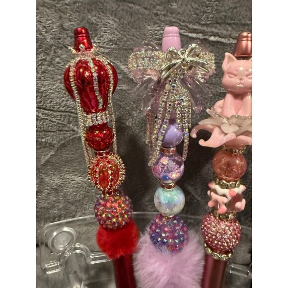 Beaded Fancy Pens (4 Pens) - Picture 2 of 3